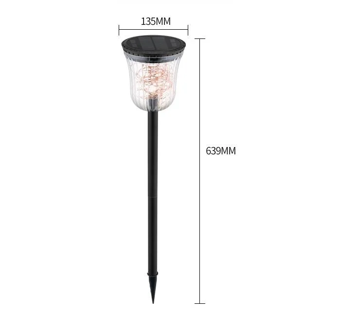 Garden Pathway Solar Lights Outdoor Waterproof Powered Stakes Products LED Spot Yard Lawn Driveway Path Landscape Bright High Lumen IP65 40 Lm Warm and Color