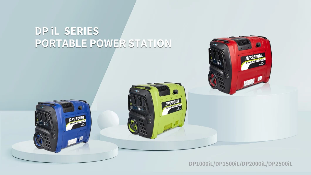 1000W 2000W 3000W Portable Solar Wind Hybrid Power Generator, Mobile Battery Power Station with LiFePO4 Battery