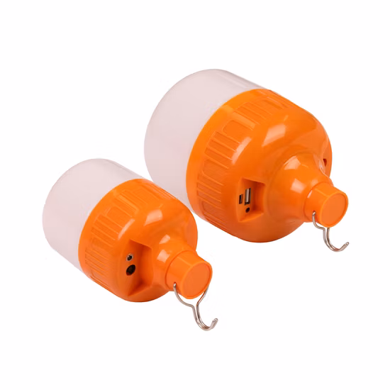 Venda imperdível da Amazon luz de acampamento portátil USB solar recarregável remota à prova d'água LED luz de emergência
