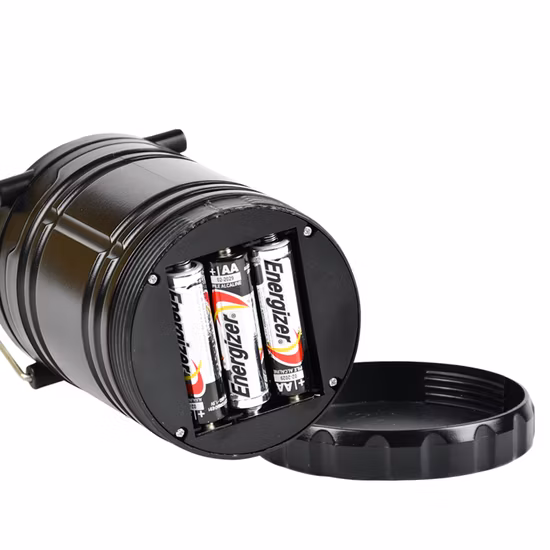 Lâmpada de mão Brightenlux Outdoor 6 LED recarregável dobrável Lanterna de acampamento Luzes de tenda