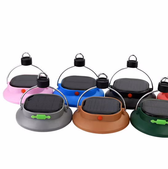 Barraca solar LED luz solar portátil OEM ODM fácil de transportar para acampamento de viagem